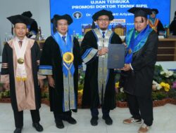 Arief Subakti Raih Gelar Doktor Lulus Cumlaude 3 Tahun 2 Bulan