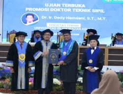 Inspiratif, Dedy Hamdani Lulus Doktor Teknik Sipil Hanya 2 Tahun 7 Bulan