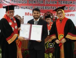Banggakan Kampus, Doktor Ilmu Hukum Unissula Asal Pakistan Lulus dengan IPK 3,99