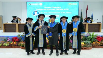 Jauhari Prasetiawan Raih Gelar Doktor di Unissula, Teliti Perkuatan Geser Balok T dengan FRP