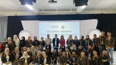 Mahasiswa Komunikasi Unissula Praktik Broadcasting di tvOne Jakarta