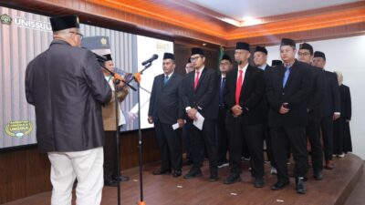 Rektor Unissula Lantik 17 Pejabat Struktural