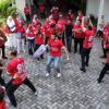 Para Mahasiswa Internasional Dari Malaysia, Mesir, dan Yordania Meriahkan Peringatan HUT ke 81 di FH Unissula