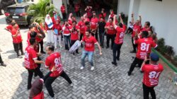 Para Mahasiswa Internasional Dari Malaysia, Mesir, dan Yordania Meriahkan Peringatan HUT ke 81 di FH Unissula