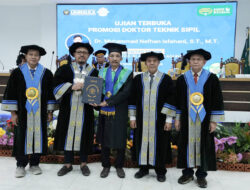 Ujian Terbuka Promosi Doktor Teknik Sipil Unissula, Muhammad Nafhan Isfahani Kembangkan Model Antisipasi dan Solusi Cost Overrun Jalan Tol