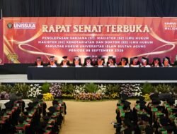 FH Unissula Lepas Lulusan, Internasionalisasi Jadi Fokus Penguatan Kompetensi